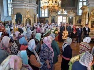 Правящий Архиерей возглавил престольное торжество в храме в честь Чуда Архистратига Михаила в Хонех города Новозыбкова