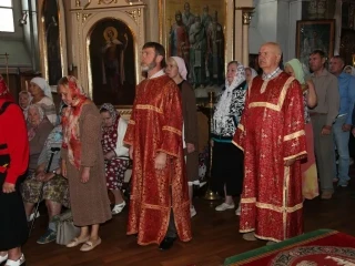 Правящий Архиерей возглавил престольное торжество в храме в честь Чуда Архистратига Михаила в Хонех города Новозыбкова