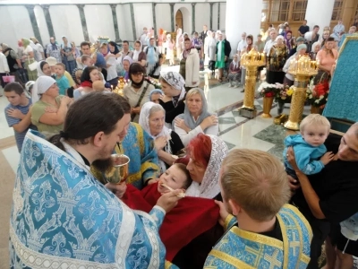 В Кафедральном соборе Брянской епархии Божественная литургия совершена духовенством Новозыбковского благочиния