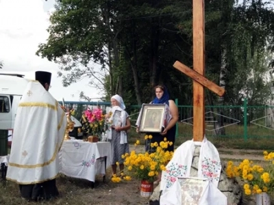 В день памяти Пророка Божия Илии освящен Поклонный Крест в селе Манюки Новозыбковского Благочиния Брянской Епархии