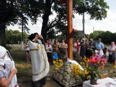 В день памяти Пророка Божия Илии освящен Поклонный Крест в селе Манюки Новозыбковского Благочиния Брянской Епархии