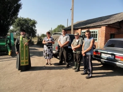 «Хлеб сердце человека укрепит» (Пс. 103:15) Труженики полей молились перед началом уборочной страды