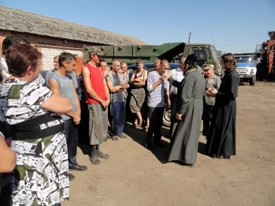 «Хлеб сердце человека укрепит» (Пс. 103:15) Труженики полей молились перед началом уборочной страды