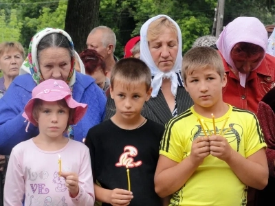 В селе Замишево Новозыбковского района совершено Молебное пение у Поклонного Креста