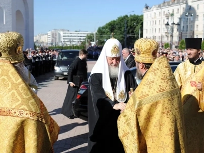 Предстоятель Русской Церкви совершил чин великого освящения Троицкого кафедрального собора в Брянске и возглавил хиротонию архимандрита Никона (Фомина) во епископа Шуйского и Тейковского