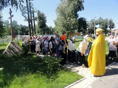 День Святой Руси: Благочинный Новозыбковского округа совершил молебное пение ко всем святым в земле Российской просиявшим