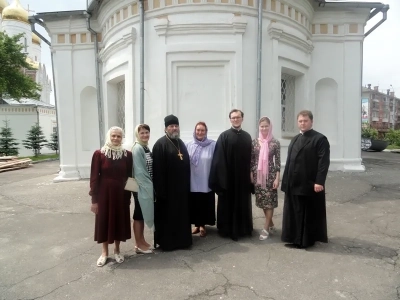 В день воспоминания Третье обретение честной главы святого Пророка, Предтечи и Крестителя Господня Иоанна, Преосвященный Александр Епископ Брянский и Севский совершил Божественную литургию в храме в честь Преображения Господня града Брянска