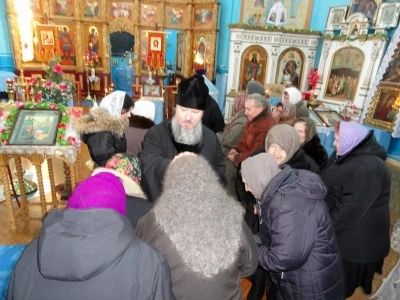 В день Праздника Сретения Господня, Епископ Брянский и Севский Александр совершил Божественную литургию в городе Новозыбкове, а также принял участие в Сретенских торжествах