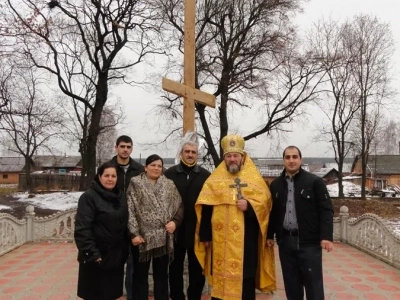 В селе Внуковичи Новозыбковского благочиния освящен Поклонный Крест, воздвигнутый на месте разрушенного храма во имя преподобного Сергия Радонежского