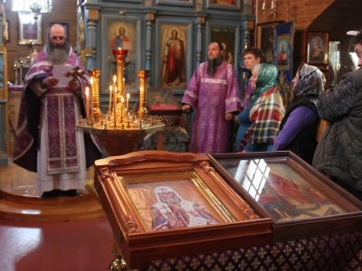 В храме в честь Рождества Пресвятой Богородицы города Новозыбкова состоялось праздничное богослужение, посвящённое 100-летию блаженной кончины Святителя Тихона, Патриарха Московского и всея России