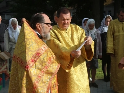 Молитва о возрождении святыни. На месте разрушенного храма селе Новое Место Новозыбковского благочиния вновь совершена Божественная литургия