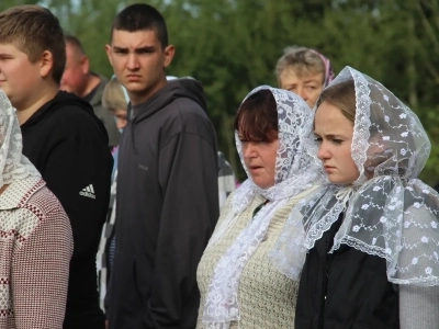 Молитва о возрождении святыни. На месте разрушенного храма селе Новое Место Новозыбковского благочиния вновь совершена Божественная литургия