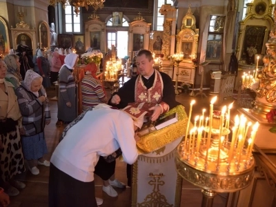 Престольное торжество в храме в честь Чуда Архистратига Михаила в Хонех города Новозыбкова