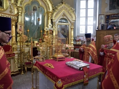 Престольное торжество в храме в честь Чуда Архистратига Михаила в Хонех города Новозыбкова