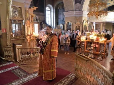Престольное торжество в храме в честь Чуда Архистратига Михаила в Хонех города Новозыбкова