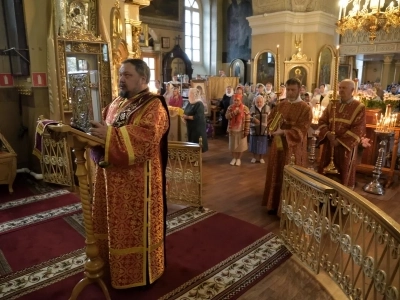 Престольное торжество в храме в честь Чуда Архистратига Михаила в Хонех города Новозыбкова