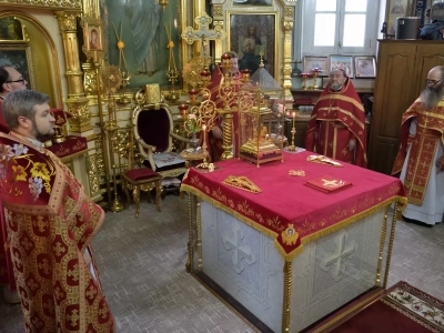 Престольное торжество в храме в честь Чуда Архистратига Михаила в Хонех города Новозыбкова