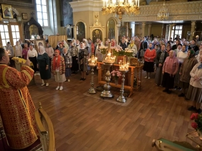 Престольное торжество в храме в честь Чуда Архистратига Михаила в Хонех города Новозыбкова