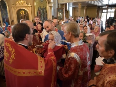 Престольное торжество в храме в честь Чуда Архистратига Михаила в Хонех города Новозыбкова