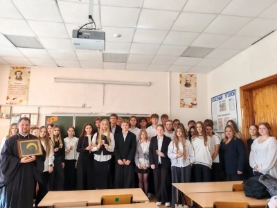 День трезвости в Новозыбковском благочинии. Душеполезная беседа с учащими и учащимися Гимназии города Новозыбкова