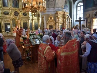 Правящий Архиерей возглавил престольное торжество в храме в честь Чуда Архистратига Михаила в Хонех города Новозыбкова