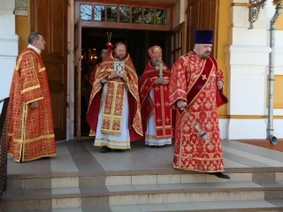 Правящий Архиерей возглавил престольное торжество в храме в честь Чуда Архистратига Михаила в Хонех города Новозыбкова