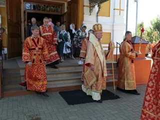 Правящий Архиерей возглавил престольное торжество в храме в честь Чуда Архистратига Михаила в Хонех города Новозыбкова