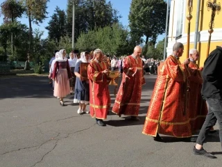 Правящий Архиерей возглавил престольное торжество в храме в честь Чуда Архистратига Михаила в Хонех города Новозыбкова