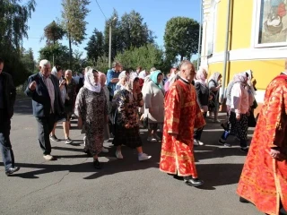 Правящий Архиерей возглавил престольное торжество в храме в честь Чуда Архистратига Михаила в Хонех города Новозыбкова