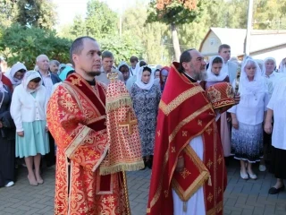 Правящий Архиерей возглавил престольное торжество в храме в честь Чуда Архистратига Михаила в Хонех города Новозыбкова