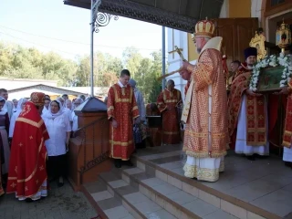 Правящий Архиерей возглавил престольное торжество в храме в честь Чуда Архистратига Михаила в Хонех города Новозыбкова