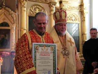 Правящий Архиерей возглавил престольное торжество в храме в честь Чуда Архистратига Михаила в Хонех города Новозыбкова