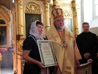 Правящий Архиерей возглавил престольное торжество в храме в честь Чуда Архистратига Михаила в Хонех города Новозыбкова