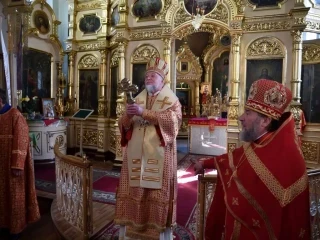 Правящий Архиерей возглавил престольное торжество в храме в честь Чуда Архистратига Михаила в Хонех города Новозыбкова