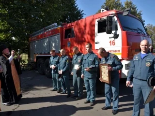 Правящий Архиерей возглавил престольное торжество в храме в честь Чуда Архистратига Михаила в Хонех города Новозыбкова