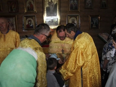 Первая Божественная литургия за почти 100 лет совершена в селе Новое Место Новозыбковского благочиния