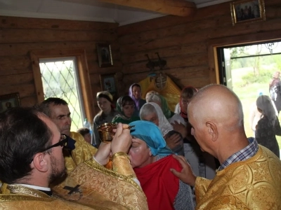 Первая Божественная литургия за почти 100 лет совершена в селе Новое Место Новозыбковского благочиния