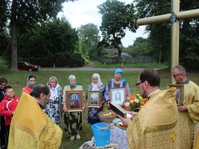 Первая Божественная литургия за почти 100 лет совершена в селе Новое Место Новозыбковского благочиния