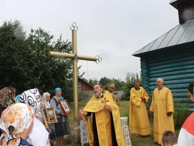 Первая Божественная литургия за почти 100 лет совершена в селе Новое Место Новозыбковского благочиния