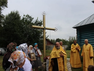 Первая Божественная литургия за почти 100 лет совершена в селе Новое Место Новозыбковского благочиния