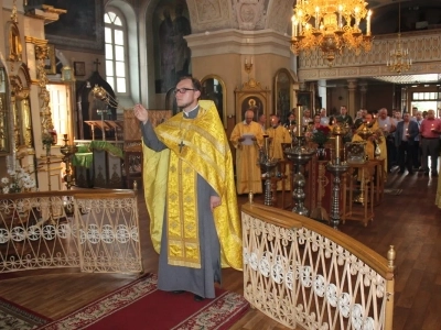 Молитва о воздушно-десантном воинстве Российском, в день памяти Пророка Божия Илии, совершена в Соборном храме Новозыбковского благочиния