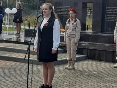 Священник принял участи в торжественном митинге, посвященном Дню посёлка Красная Гора и освобождению посёлка от немецко-фашистских захватчиков