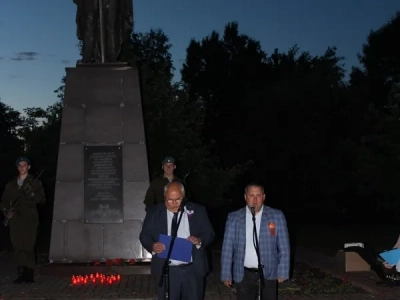 Памяти тех, кто ценою жизни своей одержал победу в Великой Отечественной Войне, прошла акция «Свеча памяти»