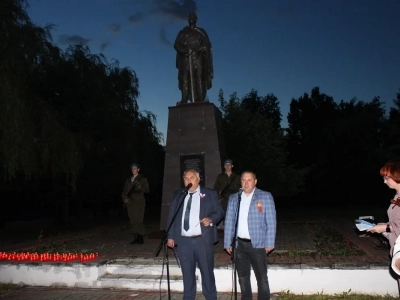 Памяти тех, кто ценою жизни своей одержал победу в Великой Отечественной Войне, прошла акция «Свеча памяти»