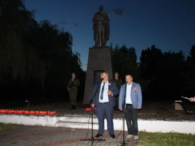 Памяти тех, кто ценою жизни своей одержал победу в Великой Отечественной Войне, прошла акция «Свеча памяти»