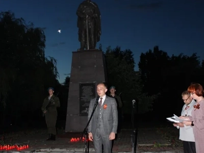 Памяти тех, кто ценою жизни своей одержал победу в Великой Отечественной Войне, прошла акция «Свеча памяти»