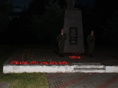 Памяти тех, кто ценою жизни своей одержал победу в Великой Отечественной Войне, прошла акция «Свеча памяти»