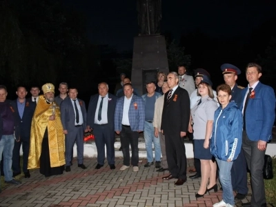 Памяти тех, кто ценою жизни своей одержал победу в Великой Отечественной Войне, прошла акция «Свеча памяти»