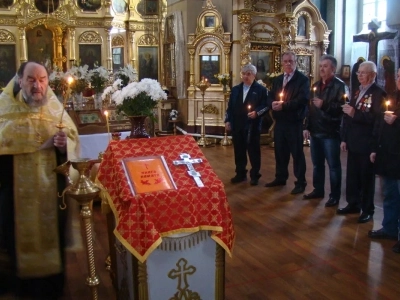 Панихида в городе Новозыбкове о памяти жертв Чернобыльской трагедии….