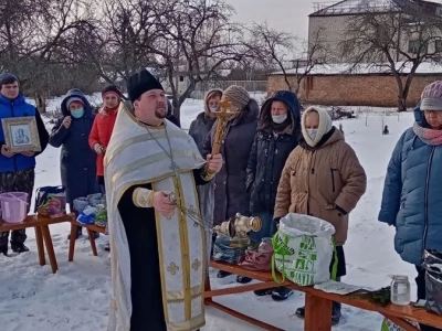 Святое Богоявление в Новозыбковском благочинии. Фоторепортаж. Акция «Листовки о Святой воде и о Богоявлении».